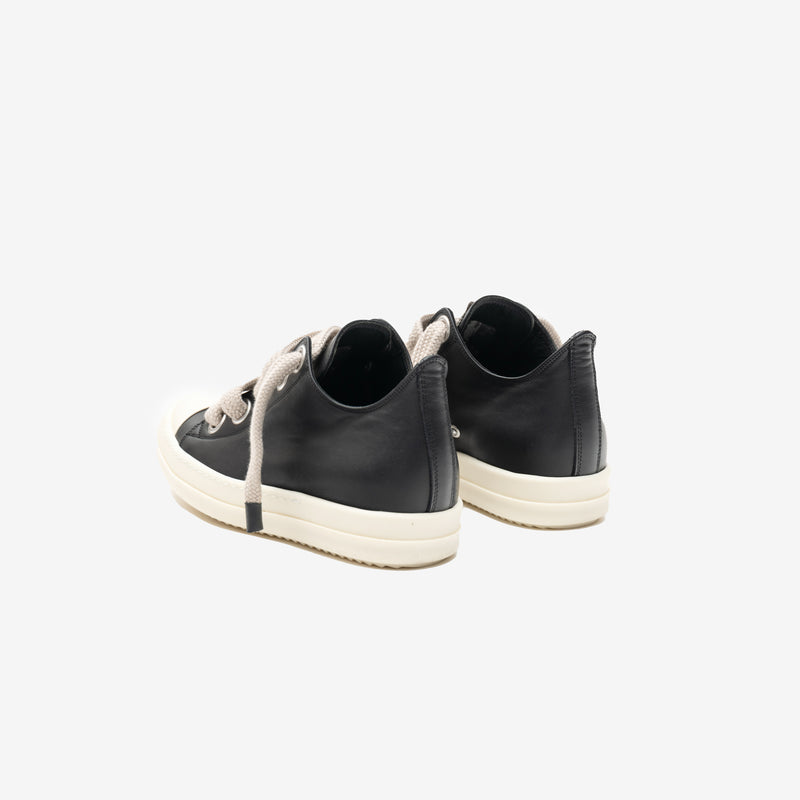 Rick Owens - Ladies Low-Top Jumbolace Sneakers in Black