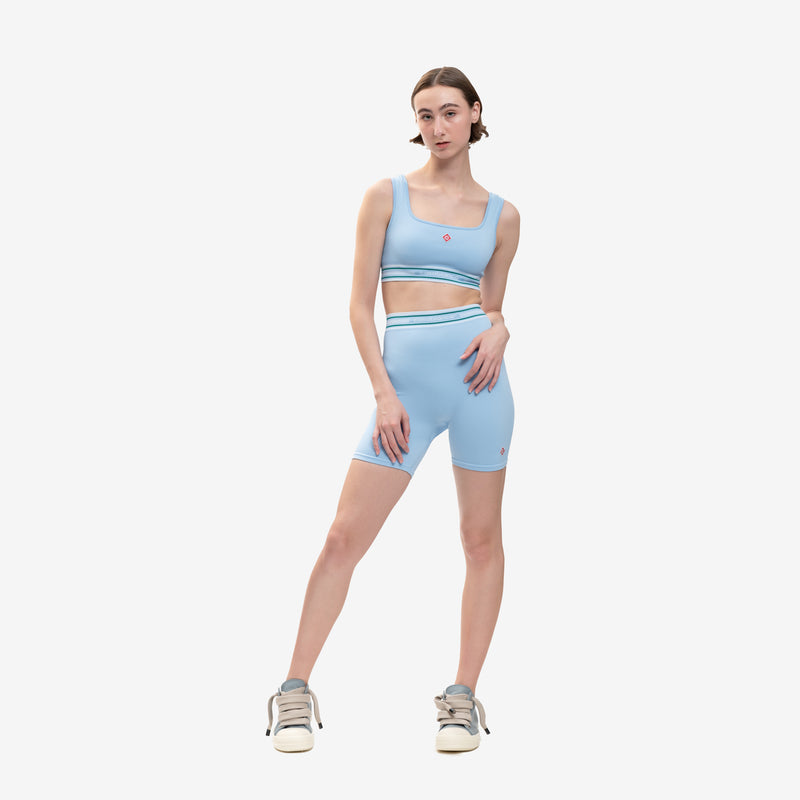 Casablanca - Ladies Seamless Shorts in Pale Blue