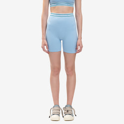 Casablanca - Ladies Seamless Shorts in Pale Blue