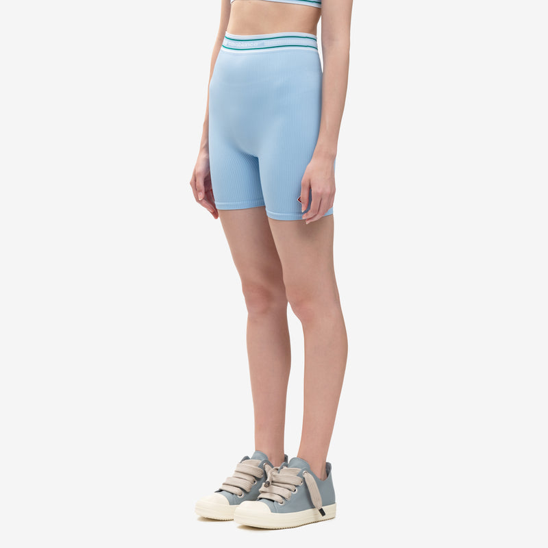 Casablanca - Ladies Seamless Shorts in Pale Blue