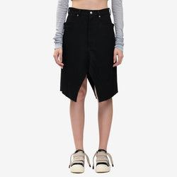 Rick Owens - Ladies Slivered Skirt in Black