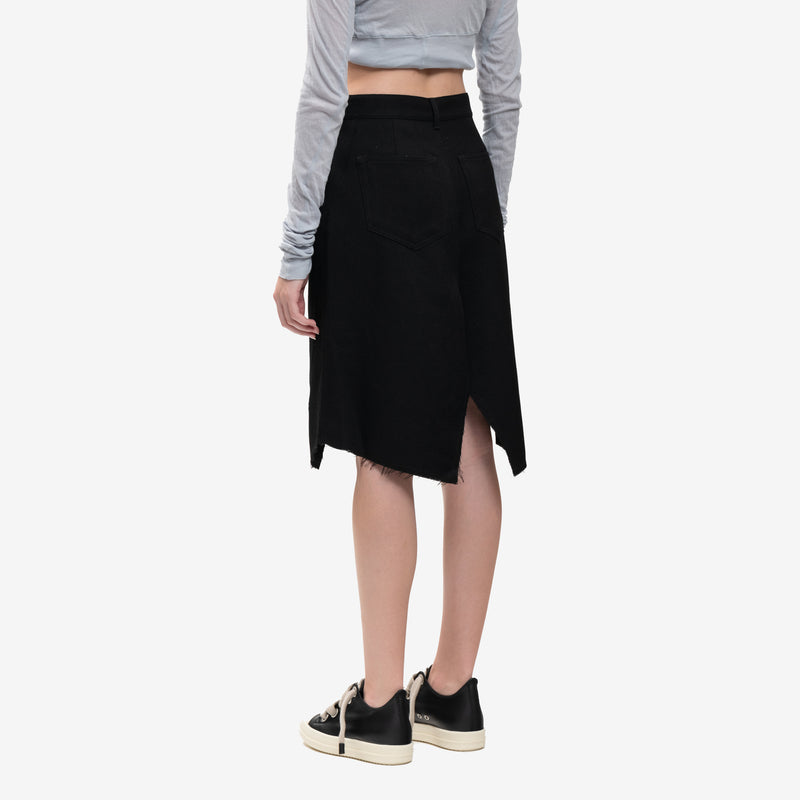 Rick Owens - Ladies Slivered Skirt in Black