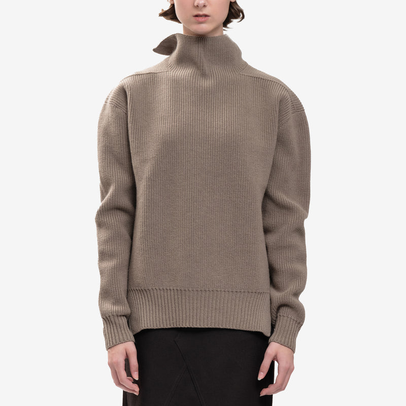 Rick Owens - Ladies Fisherman Tabard Sweater in Dust