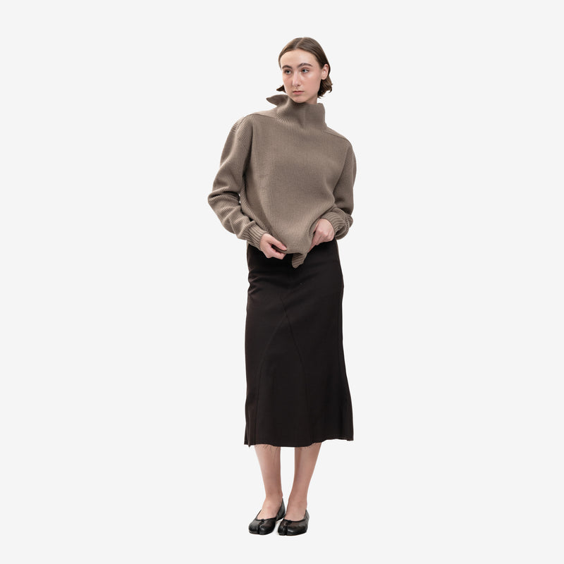 Rick Owens - Ladies Fisherman Tabard Sweater in Dust