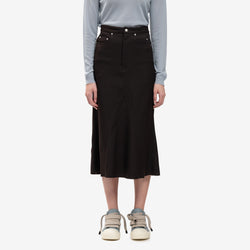 Rick Owens - Ladies Godet Skirt in Dark Dust