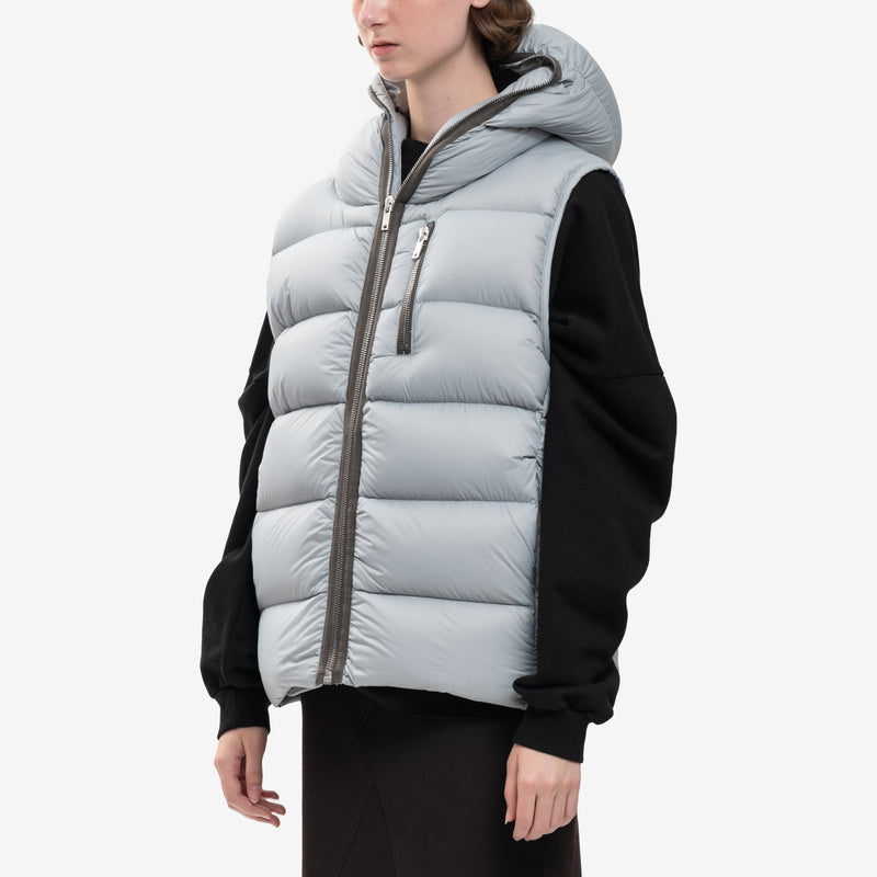 Rick Owens - Sealed Vest in Pale Blue