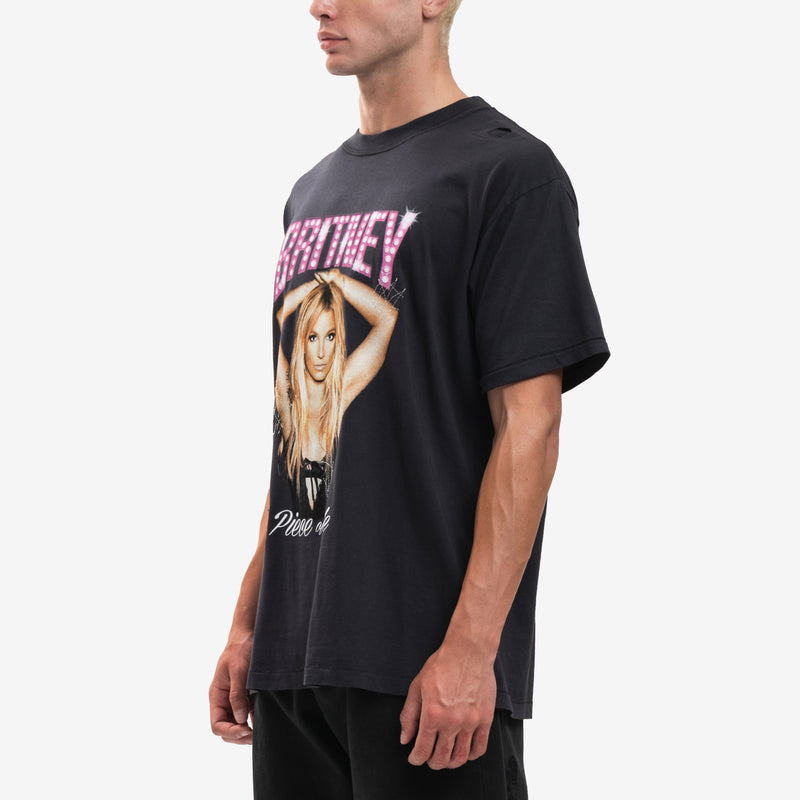 Dom Rebel Tee Britney Spears Vintage T-Shirt in Black