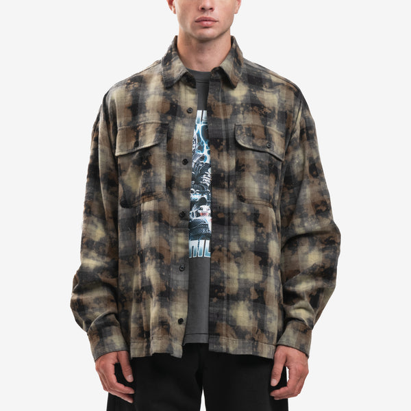 Curved Logo Check Shirt