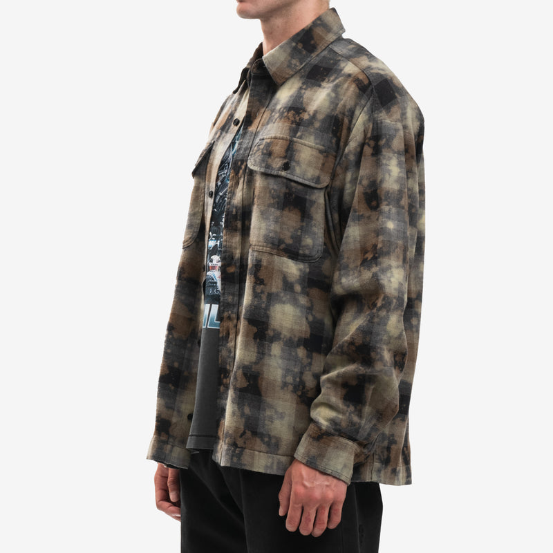 Curved Logo Check Shirt