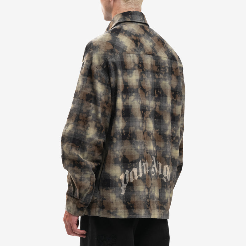 Curved Logo Check Shirt