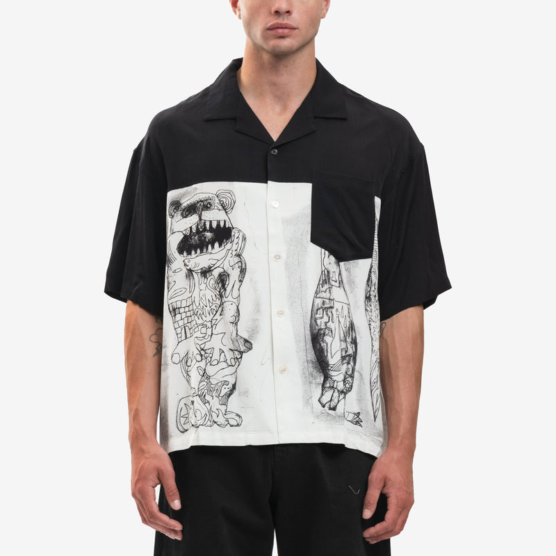 Strip Camp Collar Shirt