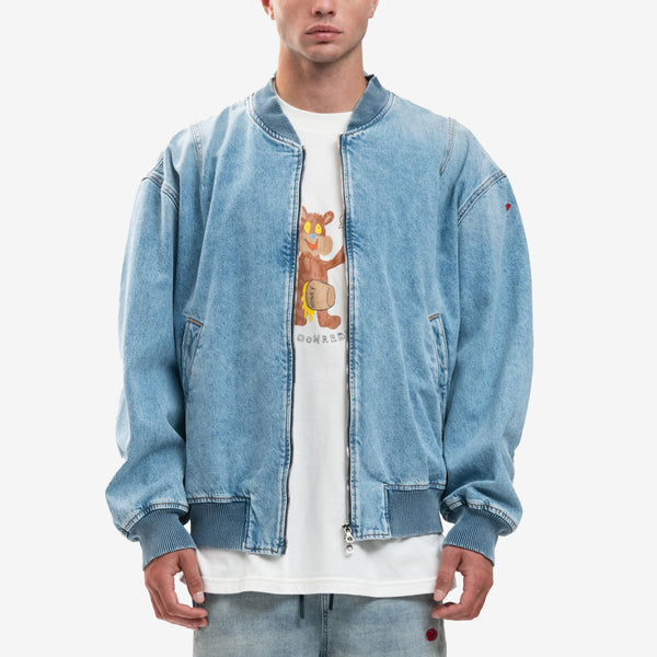 Denim Bomber Jacket