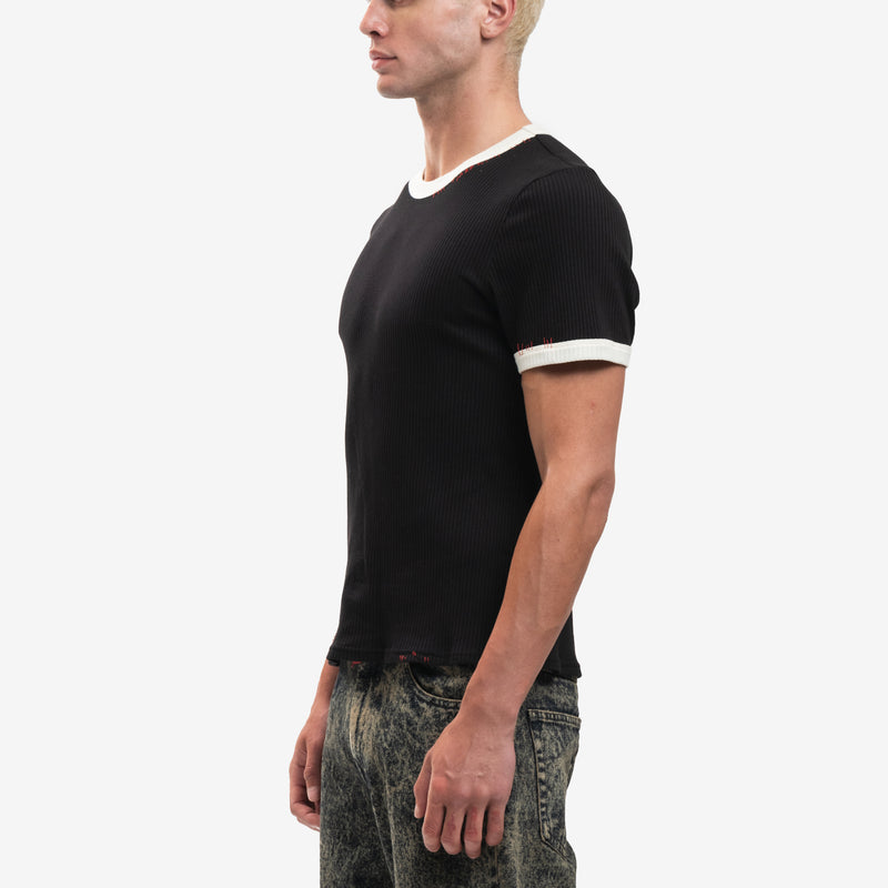 Ribbed Ringer T-Shirt