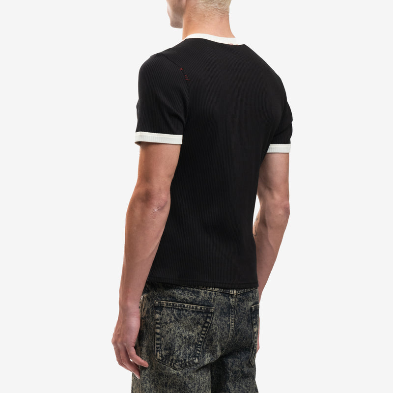 Ribbed Ringer T-Shirt