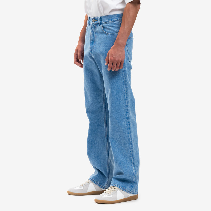 Bleached Coated Jeans