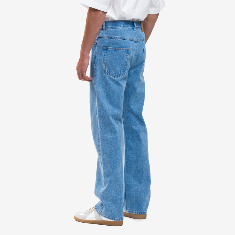 Bleached Coated Jeans