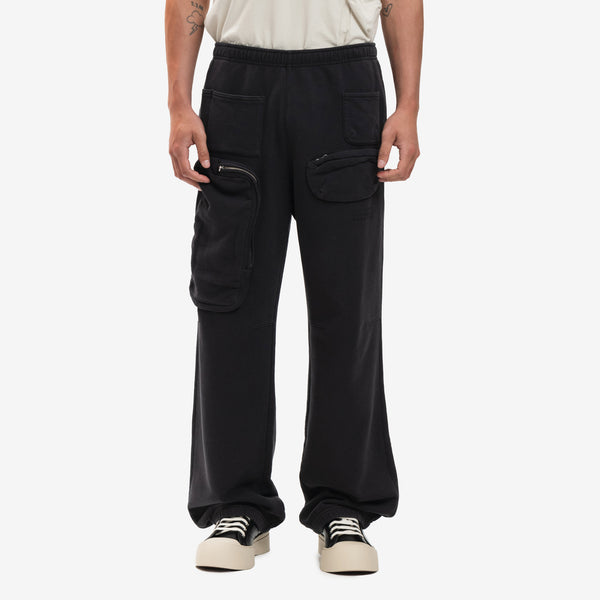 Maison Margiela MM6 Mens Cargo Pocket Sweatpants in Black