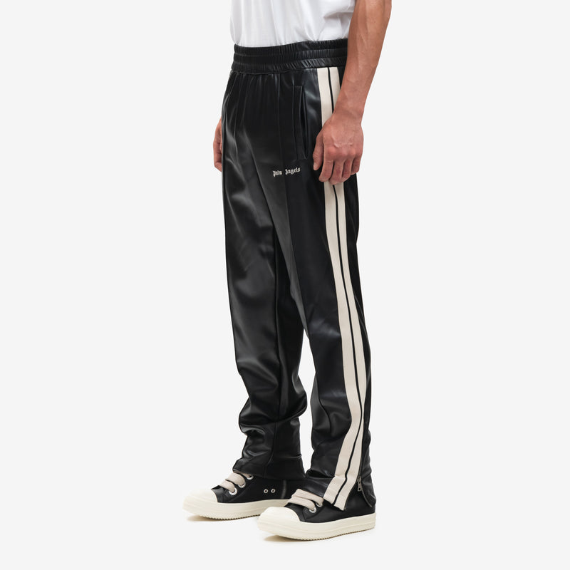 Leather Effect Track Pants