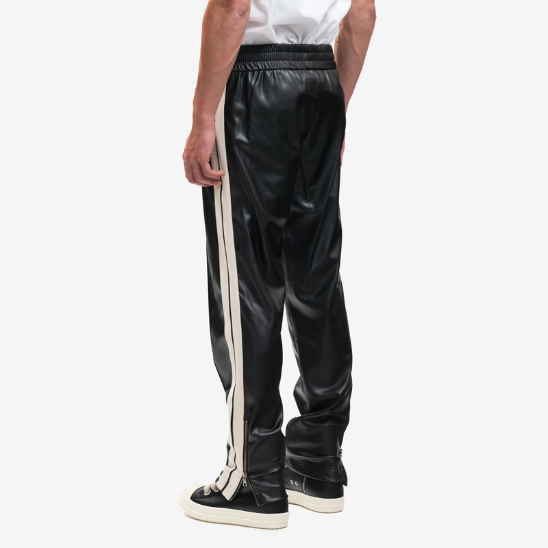 Leather Effect Track Pants