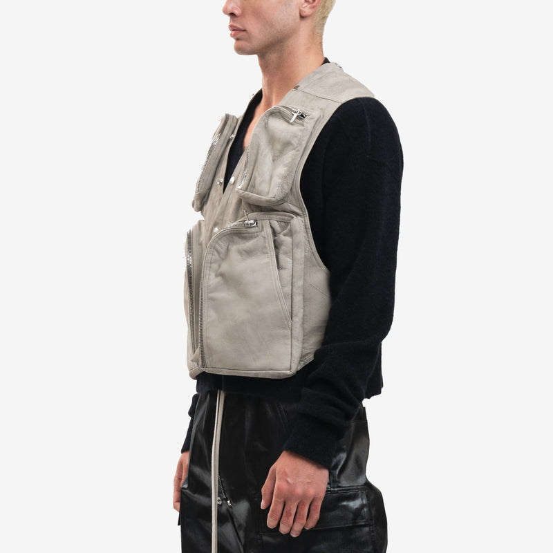 Cargo Leather Vest