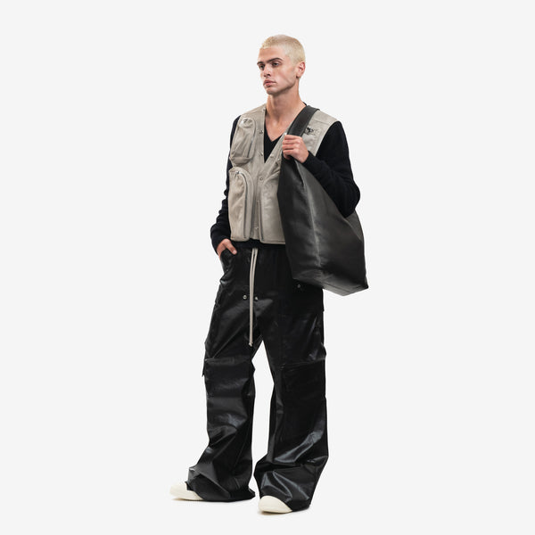 Rick Owens Men Cargo Pants Cargobelas Pants in Black