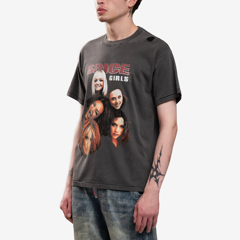 Dom Rebel Tee Spice Girls Vintage T-Shirt in Black