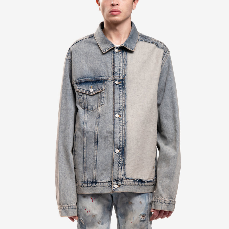 Cut Out Jean Jacket