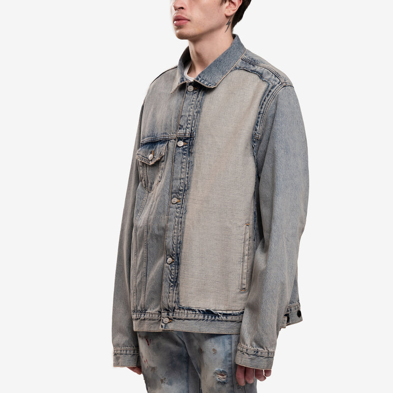 Cut Out Jean Jacket