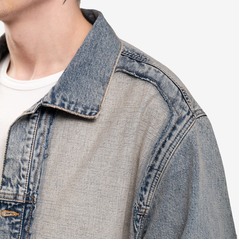 Cut Out Jean Jacket