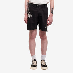 Cross Logo Twill Shorts