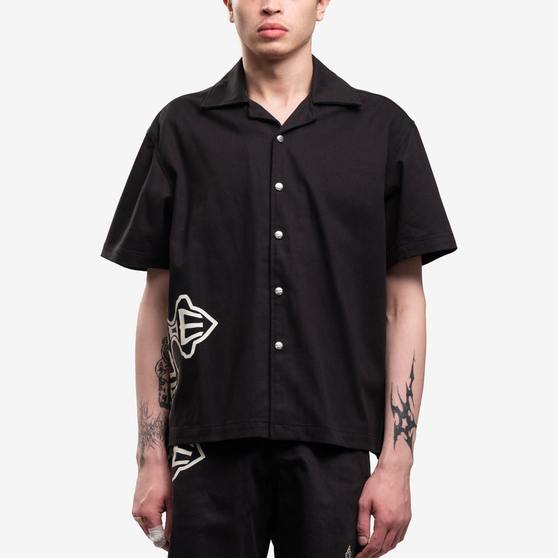 Cross Logo Bowling Shirt