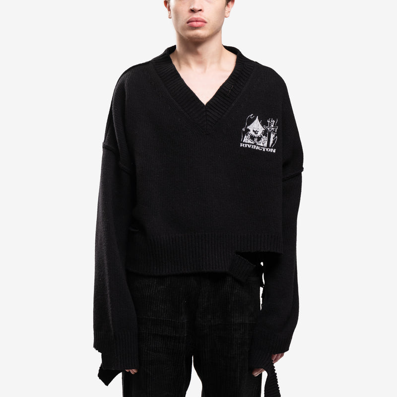 Penta Cropped Sweater