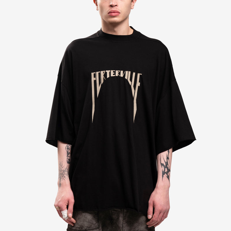 Rick Owens Mens Porterville Tommy T-Shirt in Black