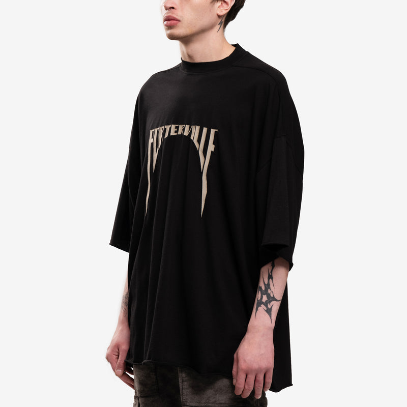 Rick Owens Mens Porterville Tommy T-Shirt in Black