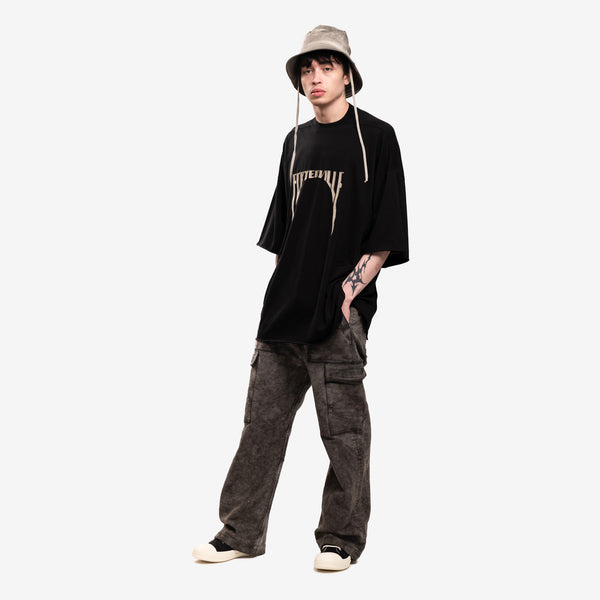 Mens Rick Owens Pants - DRKSHDW Cargo Trousers in Dust