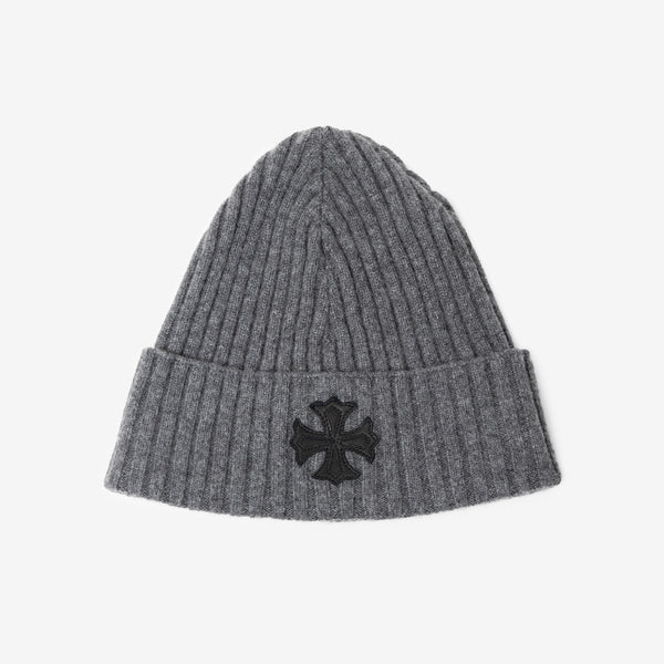 CH Plus Leather Patch Beanie