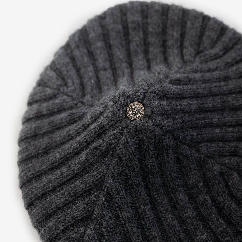 CH Plus Leather Patch Beanie