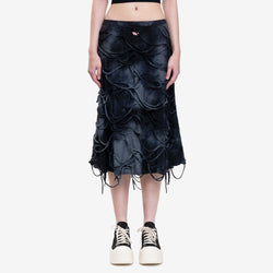 Womens JAL Midi Skirt