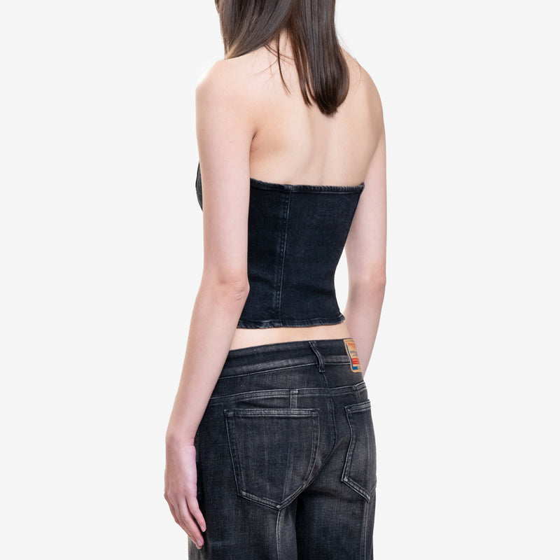 Womens Deville Denim Tube Top