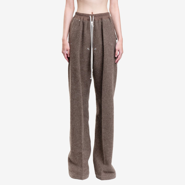 Unisex Rick Owens Wide Bela Pants in Fawn