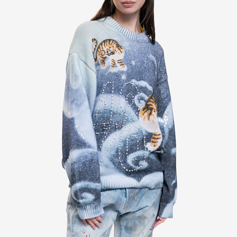 Cloud Tiger Sweater