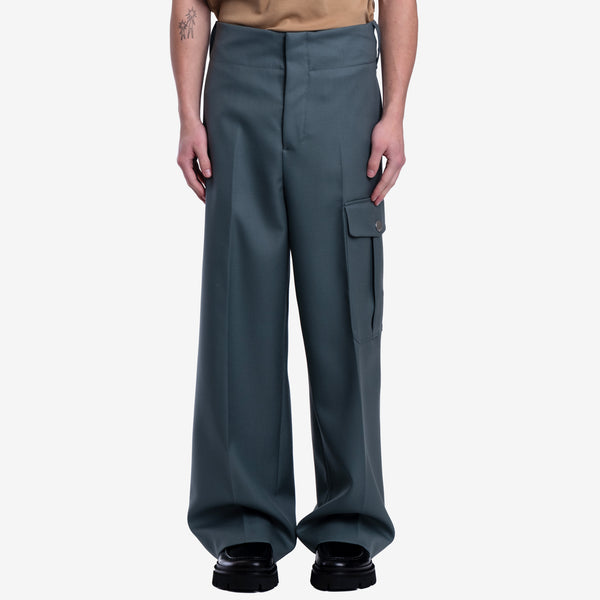 AMI Paris Brand - Mens Straight Fit Cargo Trousers