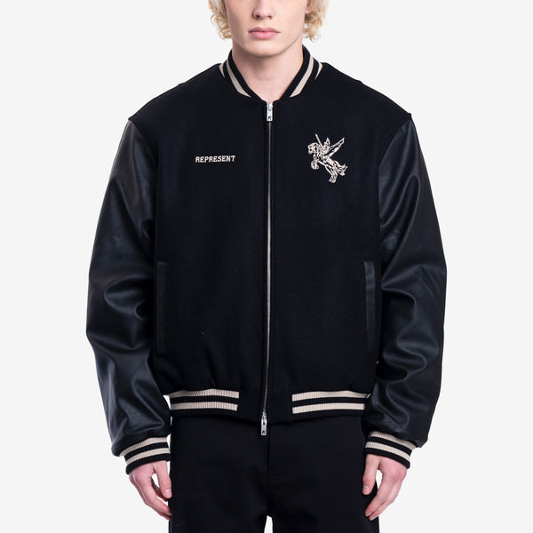 Mens Represent Clothing Brand - Mascot Varsity Jacket