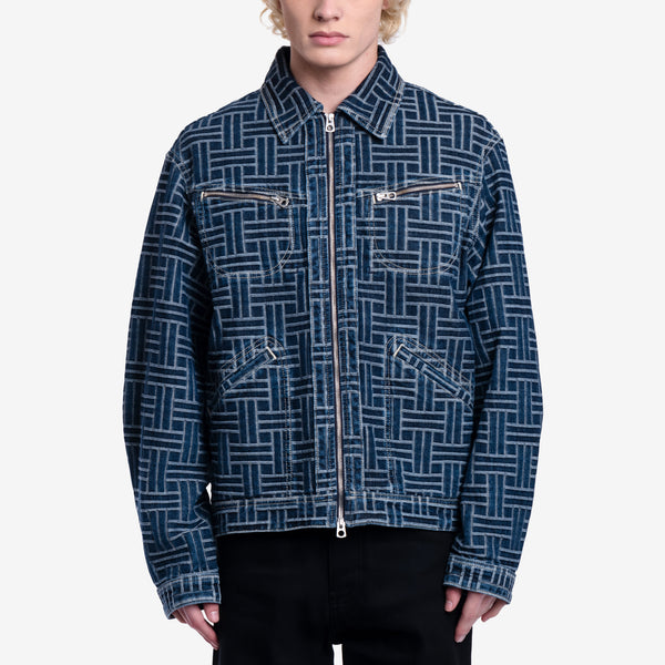 Weave Trucker Denim Jacket