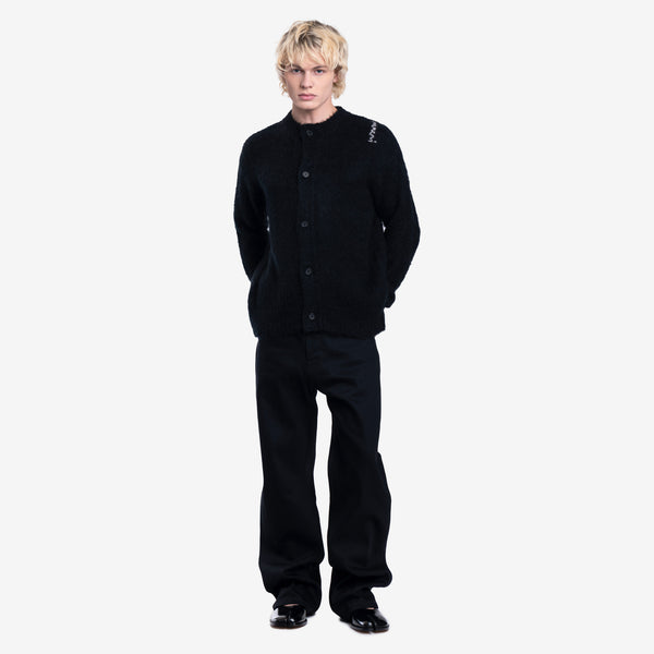 Mens MARNI - Fuzzy Wuzzy Cardigan in Black