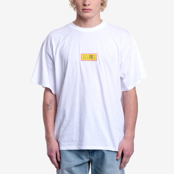 Yellow Jacquard Label T-Shirt