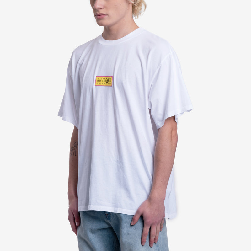 Yellow Jacquard Label T-Shirt