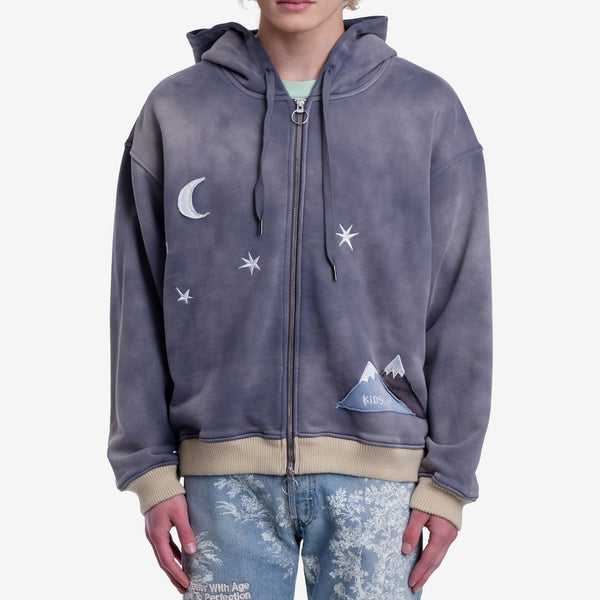 Moon Zip Hoody