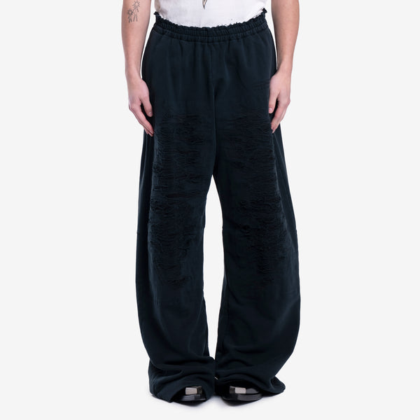 Maison Margiela MM6 Unisex Destroyed Sweatpants in Black