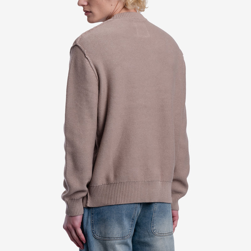 Reverse Intarsia Figure Sweater